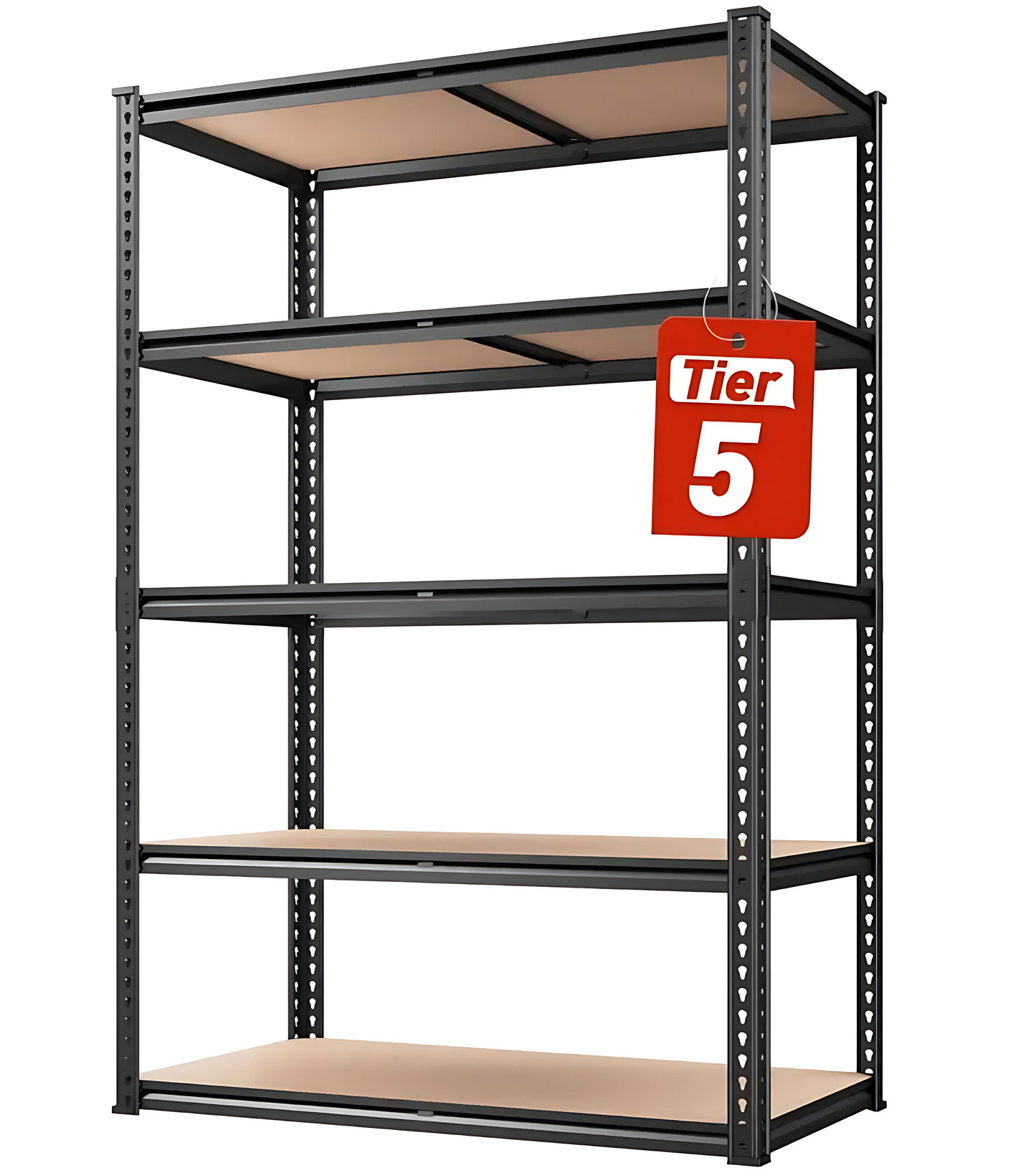 Storage Shelves USA| Heavy Duty Shelve –5-Tier- 2000lbs, Adjustable Racking Shelves & Metal Storage Rack for Garage, Home, and Basement Organization